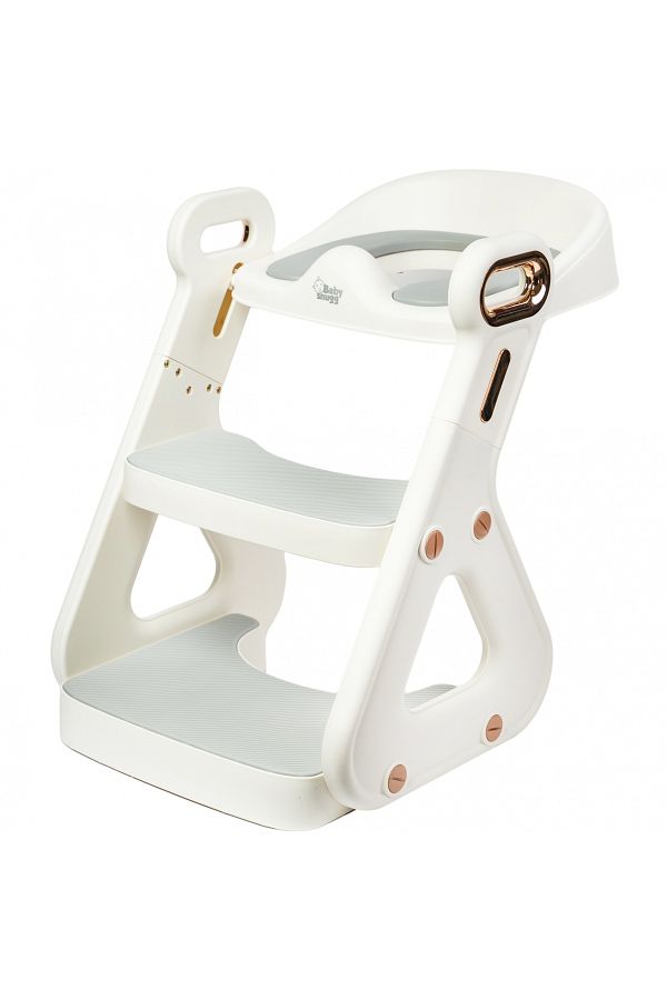 BabySnugg-Children's toilet reducer with step - also suitable for square toilets, multifunctional 1