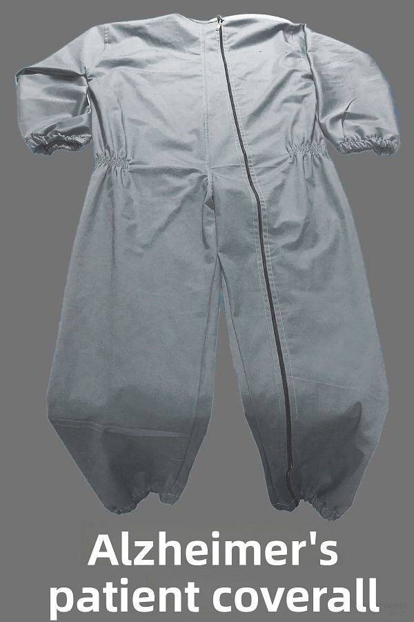 Devi-Alzheimer's Dementia Coverall Patient Care Clothing Patient Coverall Patient Care Health Coverall - LARGE 1