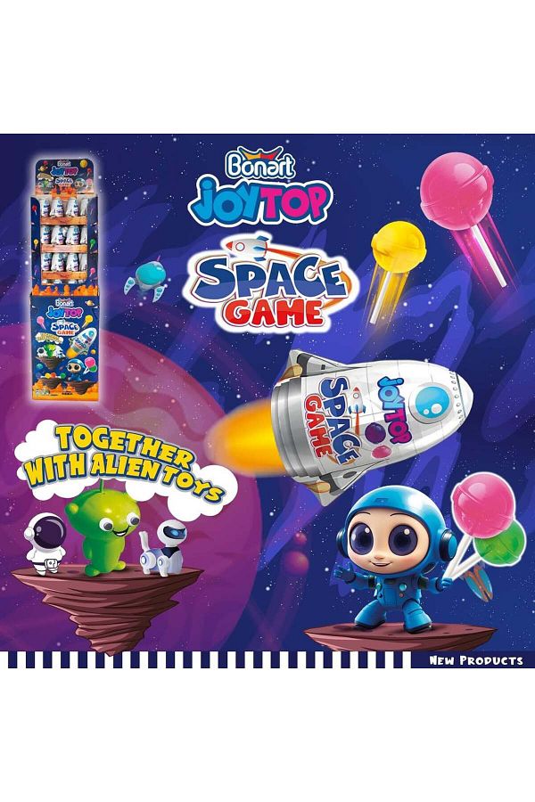 Bonart-Joytop Space Game Sour Lollipop 11g* 2 Pieces 1