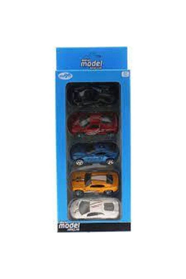 Mega Oyuncak Beşli Diecast Model Araba Seti