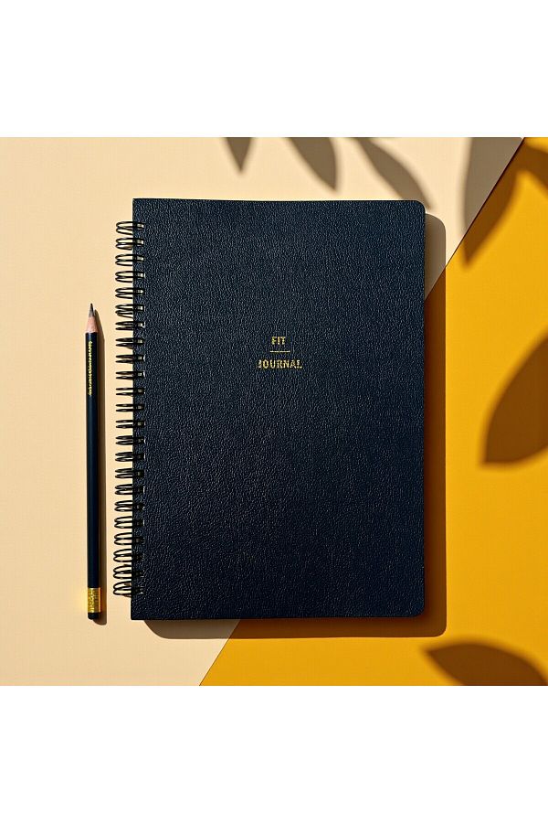 Fark Tanıtım-Fit Journal Sports and Exercise Planner Notebook – Daily with 4-Month Goal Tracking |   A5 Spiral 1
