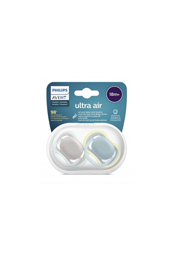 Philips Avent Ultra Air Emzik 18+ Ay,  2'li Paket, Unisex, SCF349/01