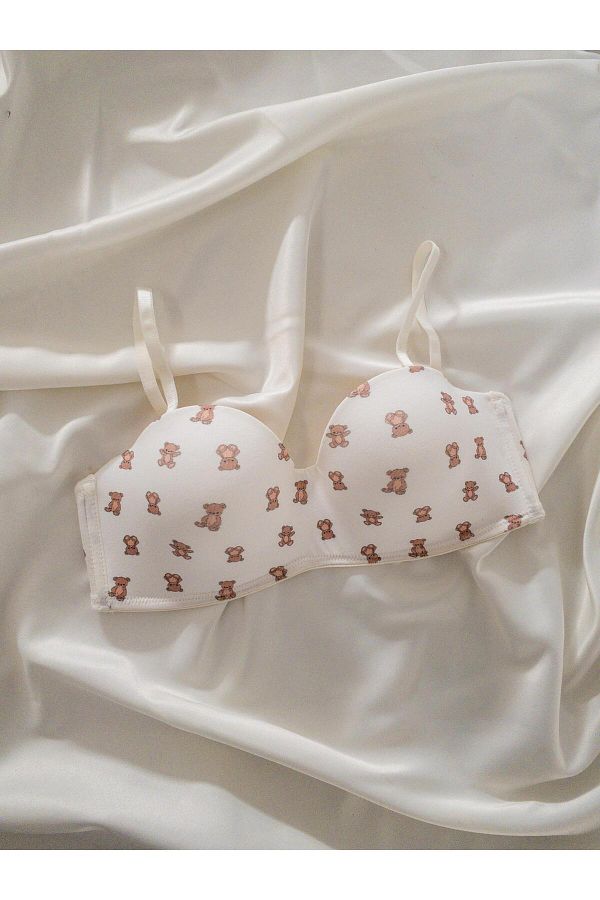 İNKO İÇ GİYİM-Minish Bearer Lotus Bra with Underwire and No Padding 1