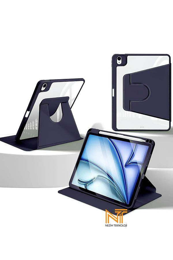 Nezih Case-Apple iPad 10.2 /10.5 (7Th 8. 9Th Generation) 2020/2021 Compatible 360 ​​Rotatable Pen Compartment Case 1