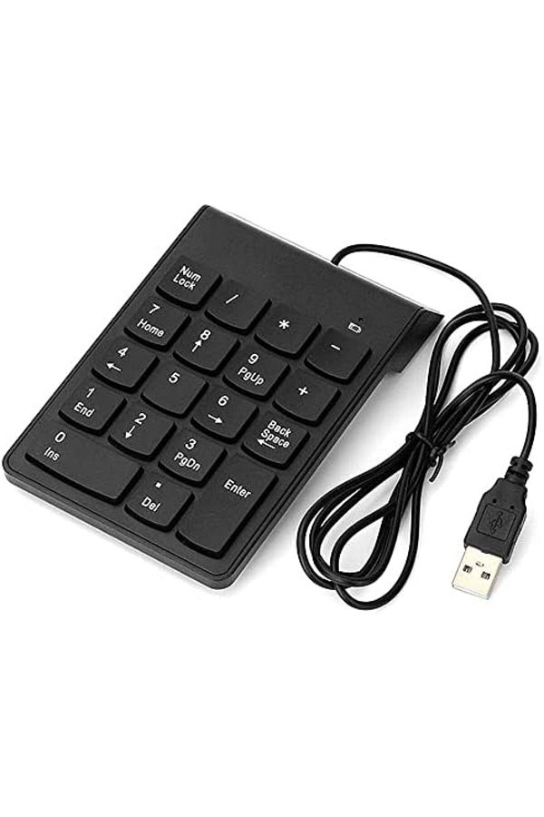 Biki-Small USB Numeric Keyboard with 18 Keys for iMac/Mac Pro/Air/Pro and Laptop Computer 1
