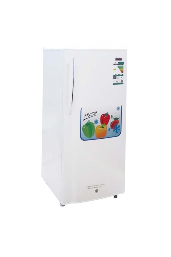 BASIC Basic Single Door Refrigerator 6.1 cu. ft. - Stainless Steel ...