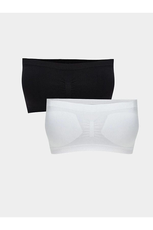 LC Waikiki-Lcw Dream Strapless Bra Without Underwire Without Padding 2-Pack (S5) 1
