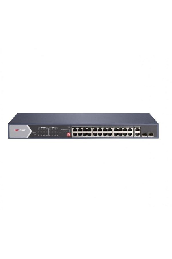 Hikvision-Switch DS-3E0528HP-E, 28-port, HiPOE 1