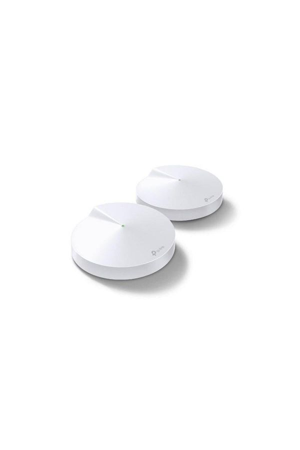 TP-LINK-AC1300 Whole Home Mesh Wi-Fi System, Deco M5 (2-Pack); Quad-core CPU; 2 LAN/WAN Gigabit 1