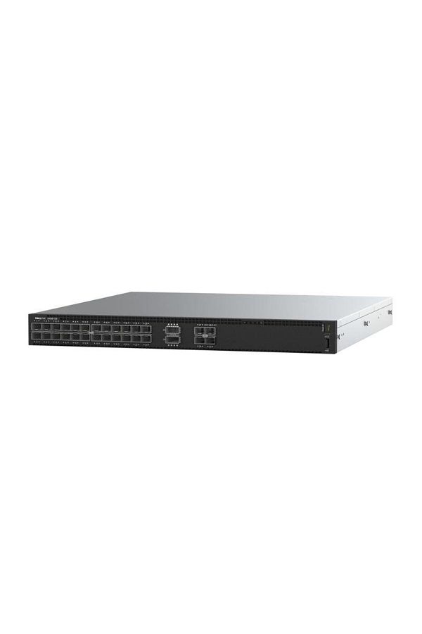 Dell-EMC Switch S4128T-ON, 1U, 28 x 10Gbase-T, 2 x QSFP28, IO to PSU, 2 PSU 1