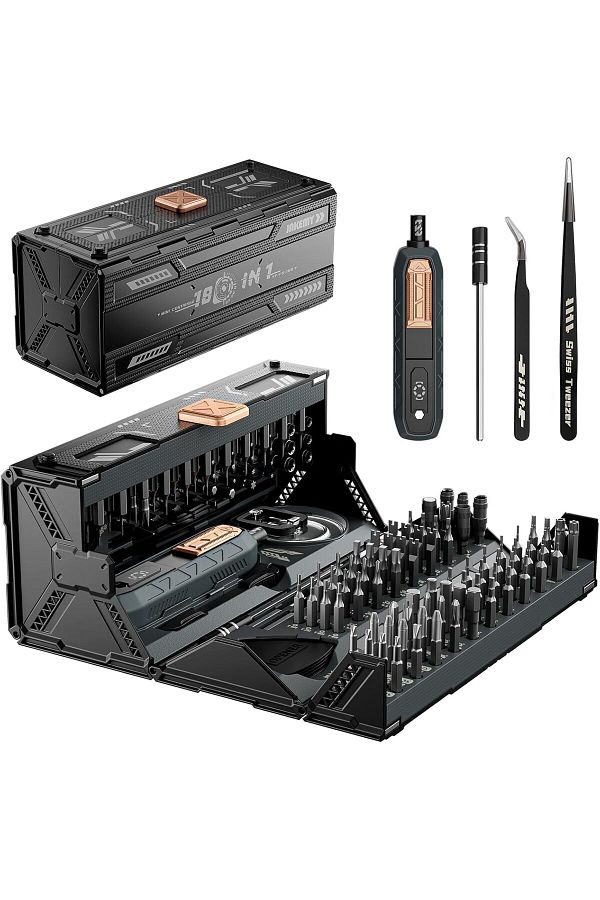 SUKILO-181-in-1 Electric Screwdriver Set – Cordless Mini Driver with 162 CR-V Bits 1