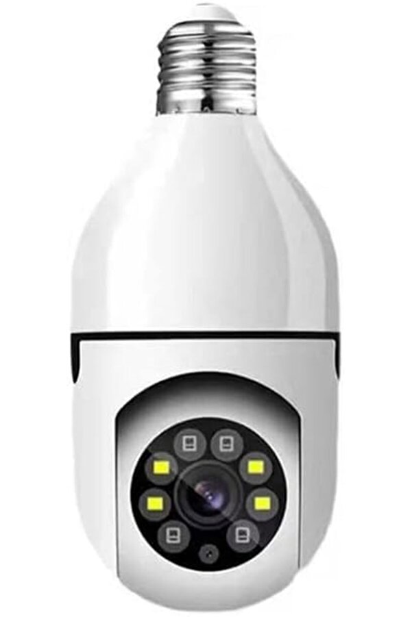 SUKILO-Light Bulb Security Camera, 1080P Full HD 360° Wireless WiFi Cam with Motion Detection, Infr 1
