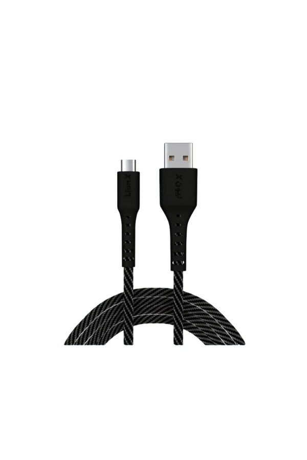 GENERAL-كيبل ليون اكس تايب سي USB قماش متري للشحن والمزامنة 1
