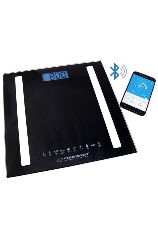 ESPERANZA-Bluetooth body scale, BMI diagnosis, Android iOS, 8 users, maximum 180 kg 1