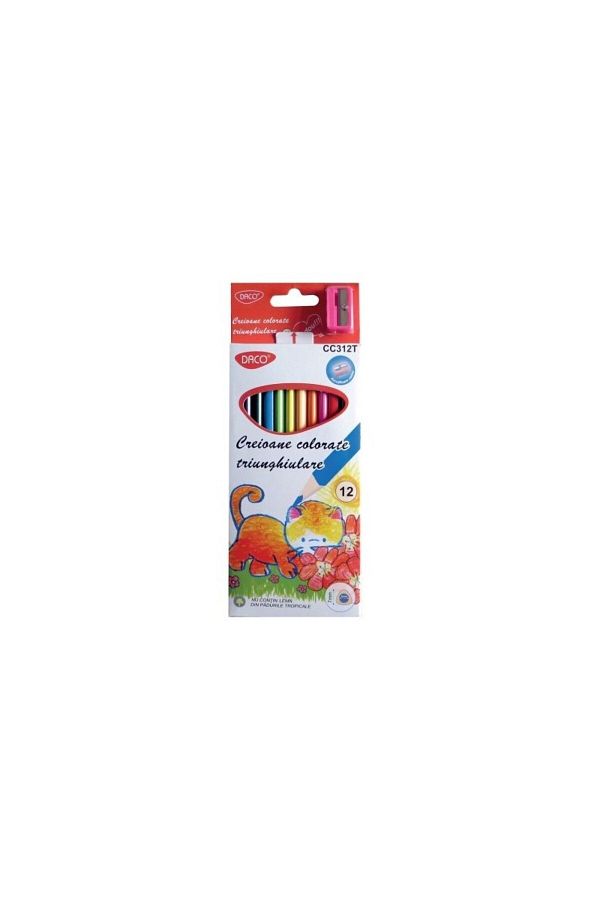 daço-Set of 12 Daco triangular colored pencils 1