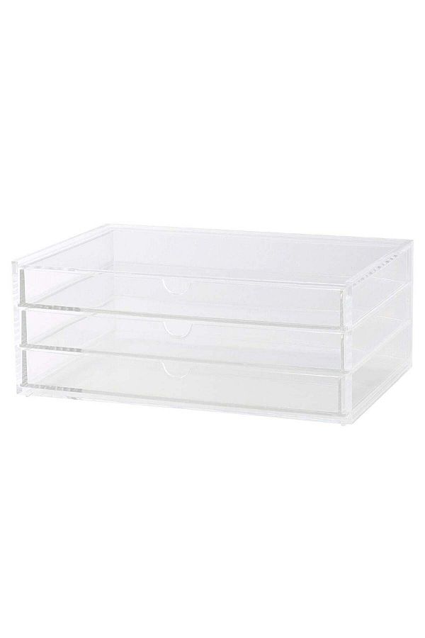 Muji-Acrylic Case, 3 Steps Horizontal, Approx. W 25.5 x D 17 x H 10 cm 1