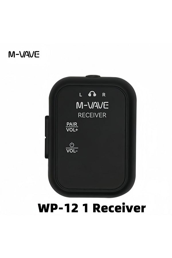 Choice-جهاز استقبال WP-12 1 M-VAVE WP-12 نظام مراقبة لاسلكي داخل الأذن بتردد 2.4 جيجاهرتز | نظام 1Tx+2Rx مع 3ms Ultra-L 1
