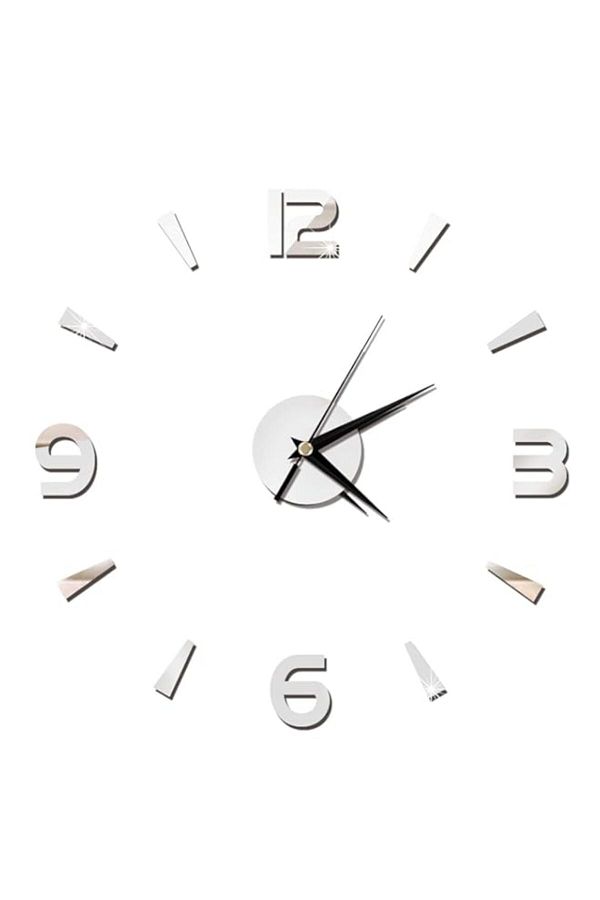 Generic-Salaty 3D Wall Clock Sticker Easy To Install And Remove Wall Watch Decor, Self-Adhesive Design for 1
