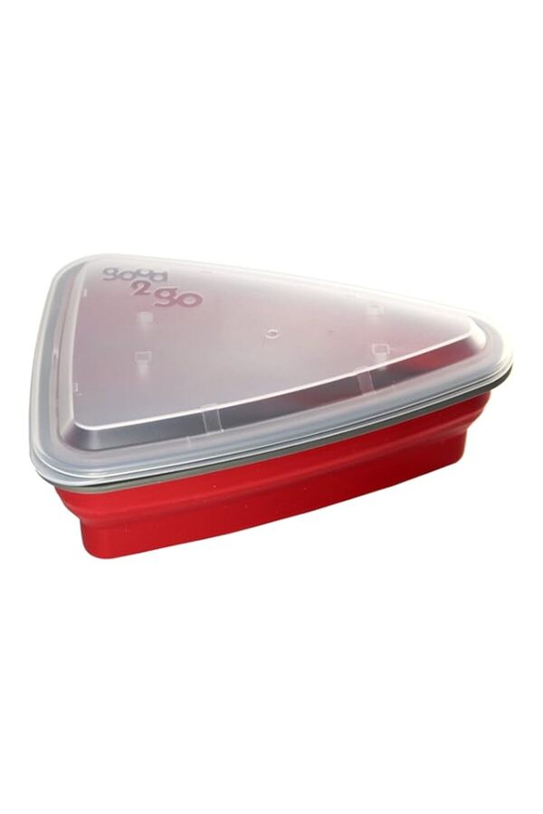 Generic-Good 2 Go Pizza Container - Cranberry Red,1.2 L 1