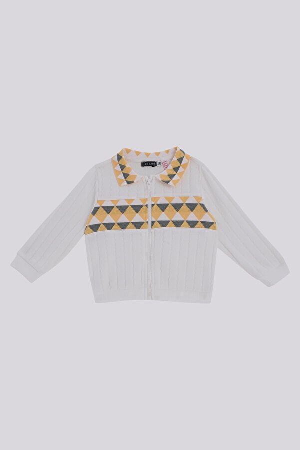 GB Baby BG Store Erkek Bebek Ekru Eşofman Üstü