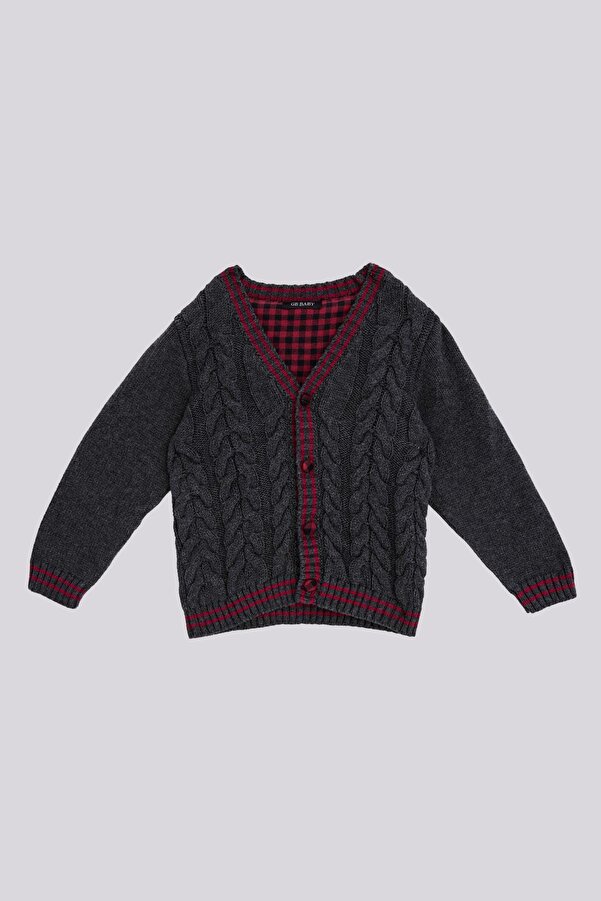 GB Baby BG Store Erkek Bebek Gri Hırka