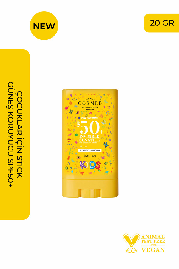 COSMED Çocuk Güneş Koruyucu Stick 20g /Kids SPF50+SUN ESSENTIALS