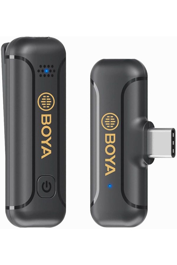 BOYA-ميكروفون لافالير لاسلكي 2.4 جيجاهرتز لأجهزة iPhone 7/8/X/11/12 iPad Tiny Lav Clip On Micropho 1
