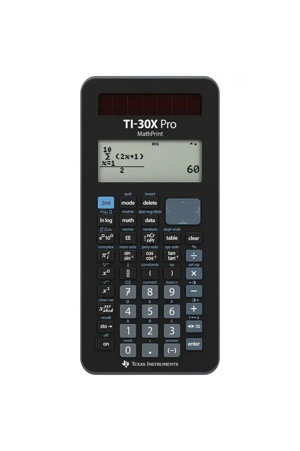 TEXAS-INSTRUMENTS-Calculator stiintific avansat Texas Instruments TI-30X PRO MathPrint, afisaj MultiView™ cu 4 linii 1
