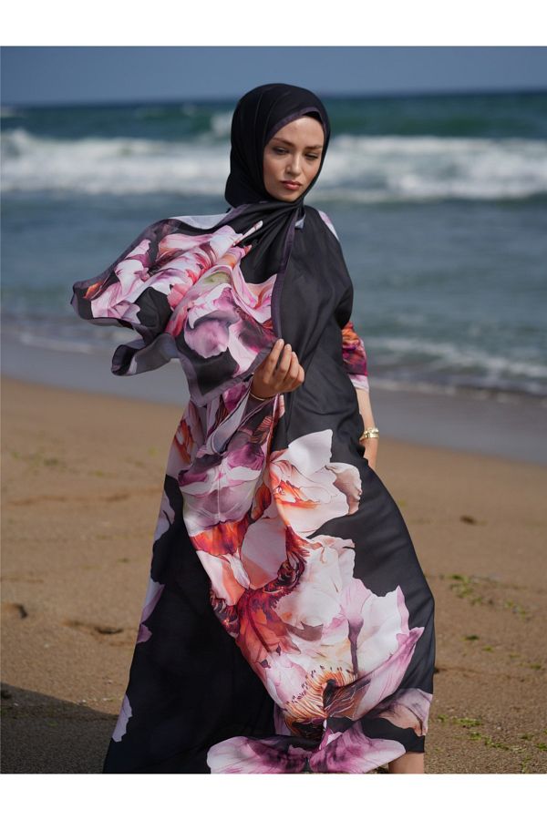 MONOOR-Kaftan and Shawl Set 1