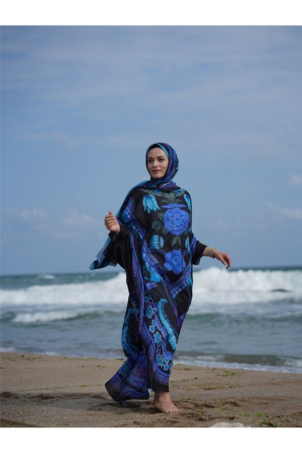 MONOOR-Kaftan and Shawl Set 1