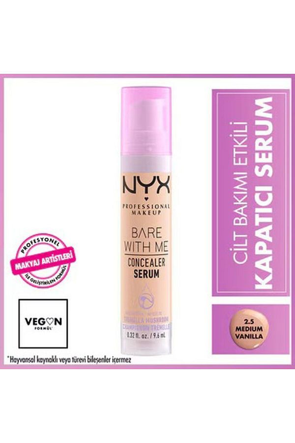 NYX-Bare with Me Conceal and Calm Serum 2.5 Medium Vanilla 1