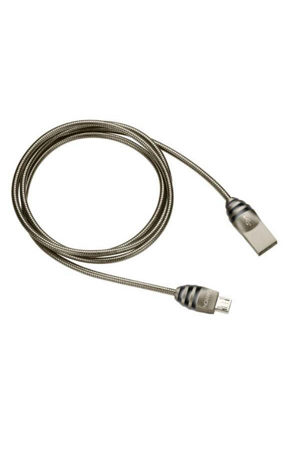 CANYON-Cablu de date CNS-USBM5DG, Micro USB, USB 2.0 Tip A, 1 m (Argintiu) 1
