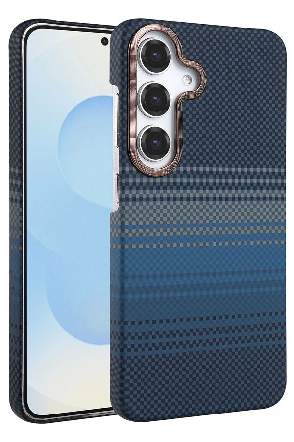 m.tk moveteck-Case for Samsung Galaxy A56 Case Kevlar Carbon Look Embossing Textured Pattern Super Thin Magsafe Cover 1