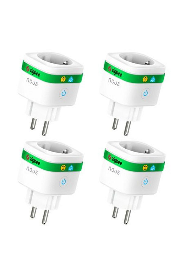 Nous-Set of 4 smart wifi sockets A7Z, 16A - ZigBee 3.0, Consumption Monitoring, Alexa Compatible 1