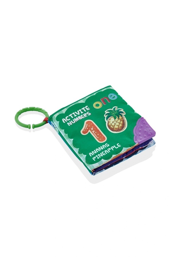 Babyjem Eğitici Hışırtılı Diş Kaşıyıcılı Kitap - Meyve Desen