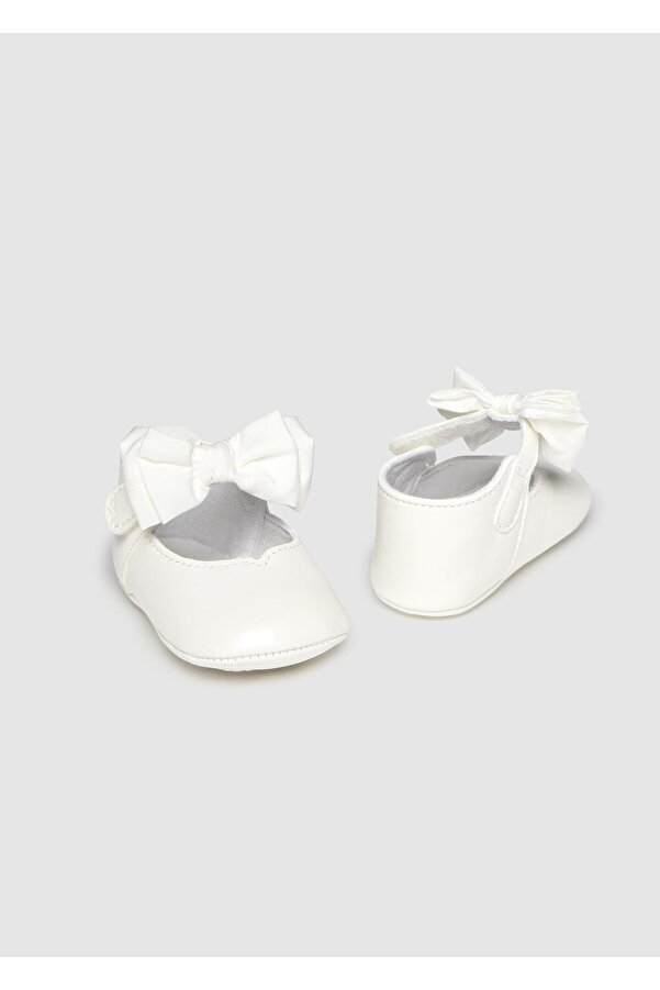 Mayoral Newborn Kız Bebek Patik Ayakkabı Krem