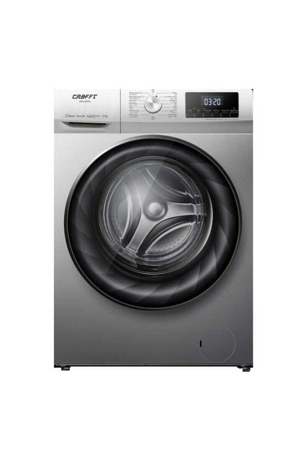 Craft-Automatic Front Load Washing Machine - 12kg - 15 Programs - Silver - Model CWF120HSL 1