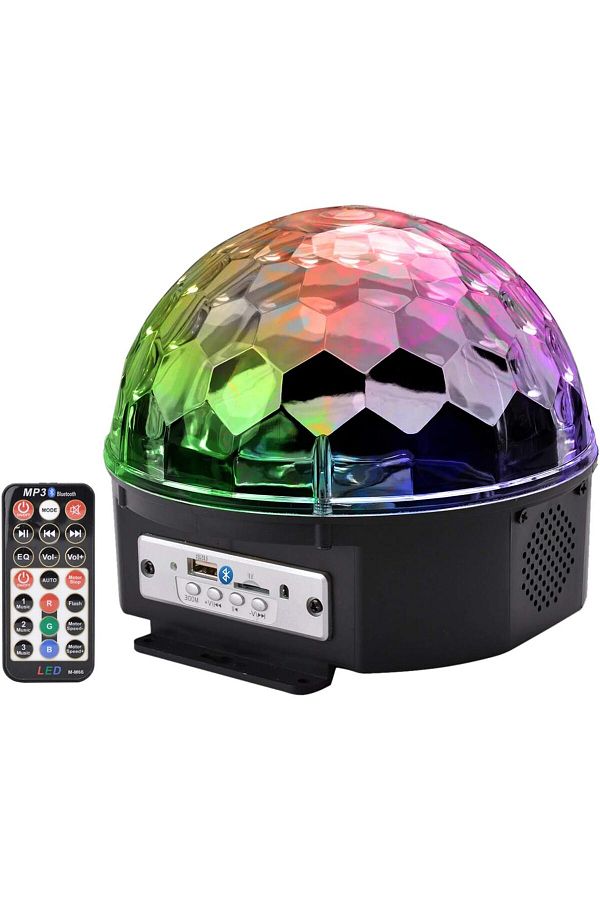 SUKILO-9 Color DJ LED Party Light with Bluetooth Speaker and Remote Control 1