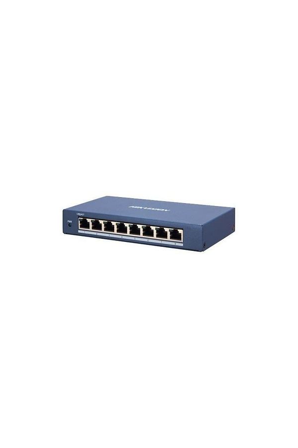 Hikvision-Switch 8 porturi Gigabit DS-3E1508-EI, L2, Smart Managed, 8 × gigabit RJ45 porturi, s 1