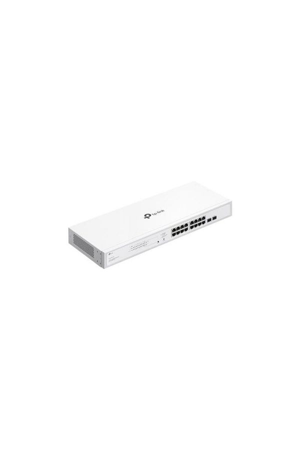 TP-LINK-18-Port Gigabit Smart Switch with 16-Port PoE+ FESTA FS318GP, Interfata: 16× 10/100/100 1