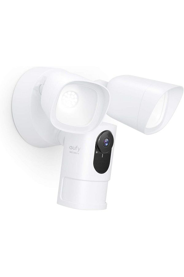 Eufy Security-Floodlight Camera, 1080p, No Monthly Fees, 2500 Lumens, Weatherproof, Built-in AI, 202 1