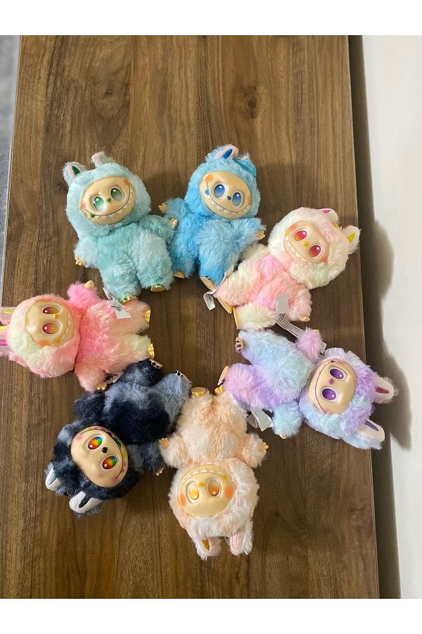 FEN TOYS-A Quality Labubu Figure Plush Collectible Toy Charm Keychain 1