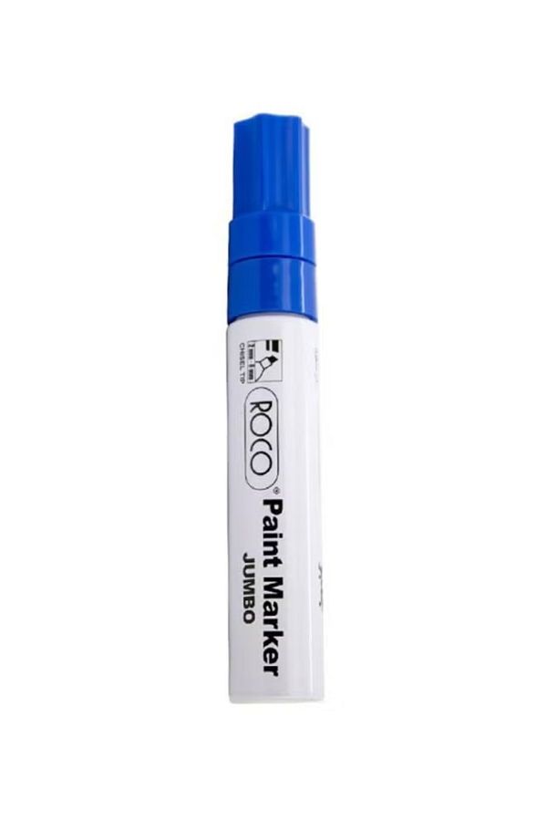Roco-Jumbo Chisel Tip Paint Marker – Blue 1