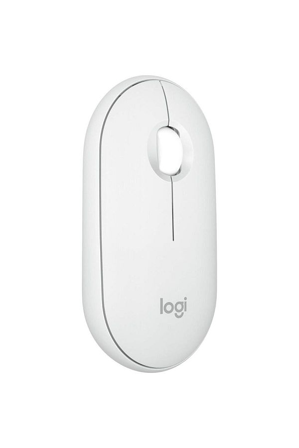 logitech-ماوس بيبل ماوس 2 M350s رفيع لاسلكي بتقنية البلوتوث باللون الأبيض 1