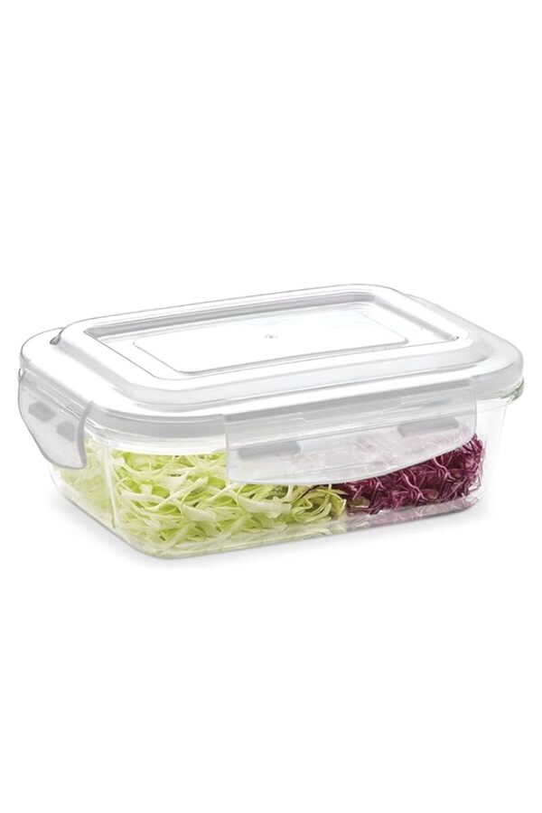 Generic-BOROSIL KLIP-N-STORE RECTANGULAR GLASS STORAGE CONTAINER WITH AIR TIGHT LID FOOD STORAGE CONTAINER 1