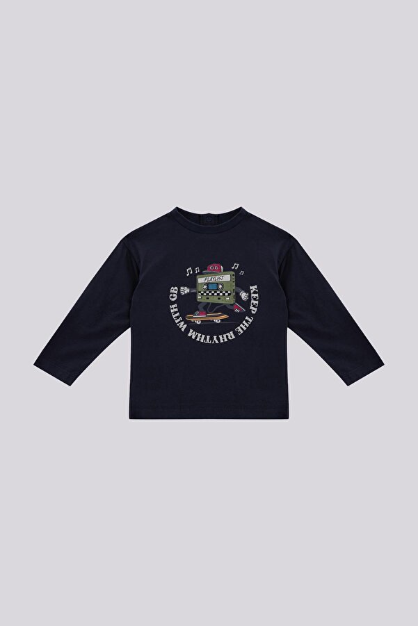 GB Baby BG Store Erkek Bebek Antrasit Tshirt