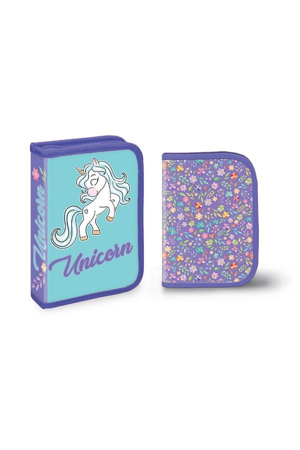 OEM-Fitted pencil case, 1 zipper, 2 extensions, 30 pieces, UNICORN 1