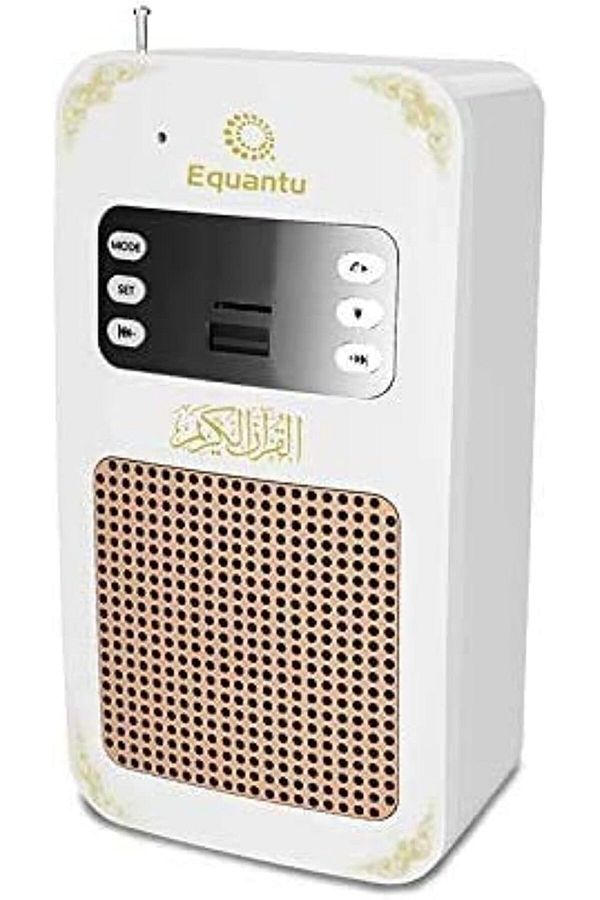 equantu-UMEEMA Desk Lamp Bluetooth Quran Speaker with 16 Colors LED Lights Table Night Lamp with Remote Cont 1