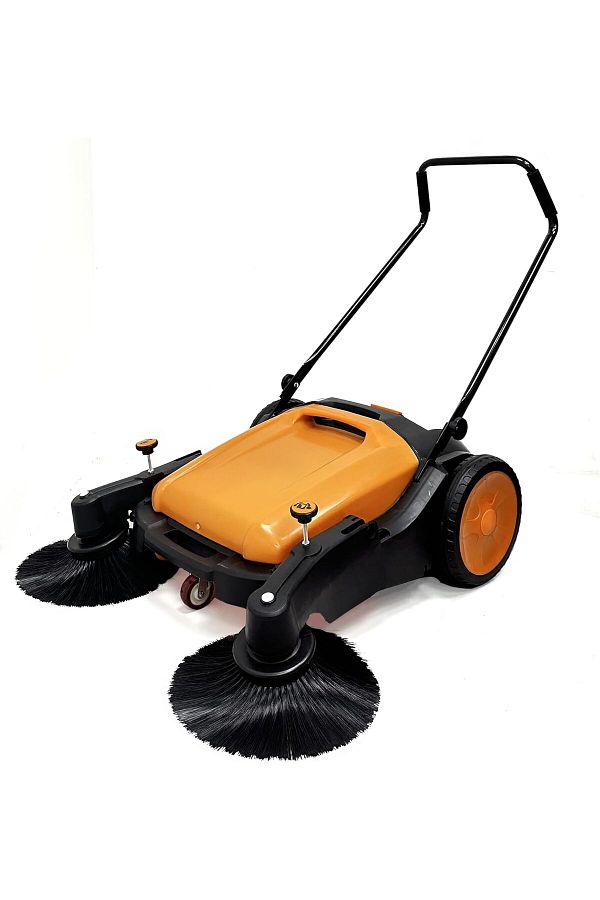 Egardenkart-, Walk-Behind Outdoor Hand Push Sweeper - 10.5 Gallon Capacity, 31" Sweeping width, Sweep 1