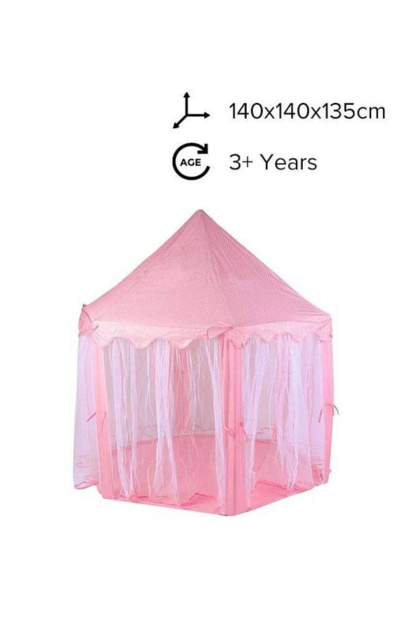fun zone-QiaoKai Princess Folding Portable Castle Colourful Unique Design Large Play House Tent 140x140x135cm 1